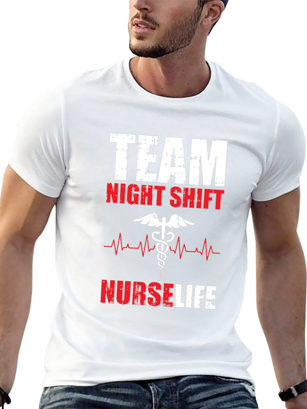 Team Night Shift Nurse Life T-Shirt