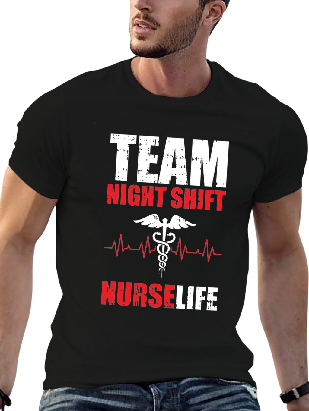 Team Night Shift Nurse Life T-Shirt
