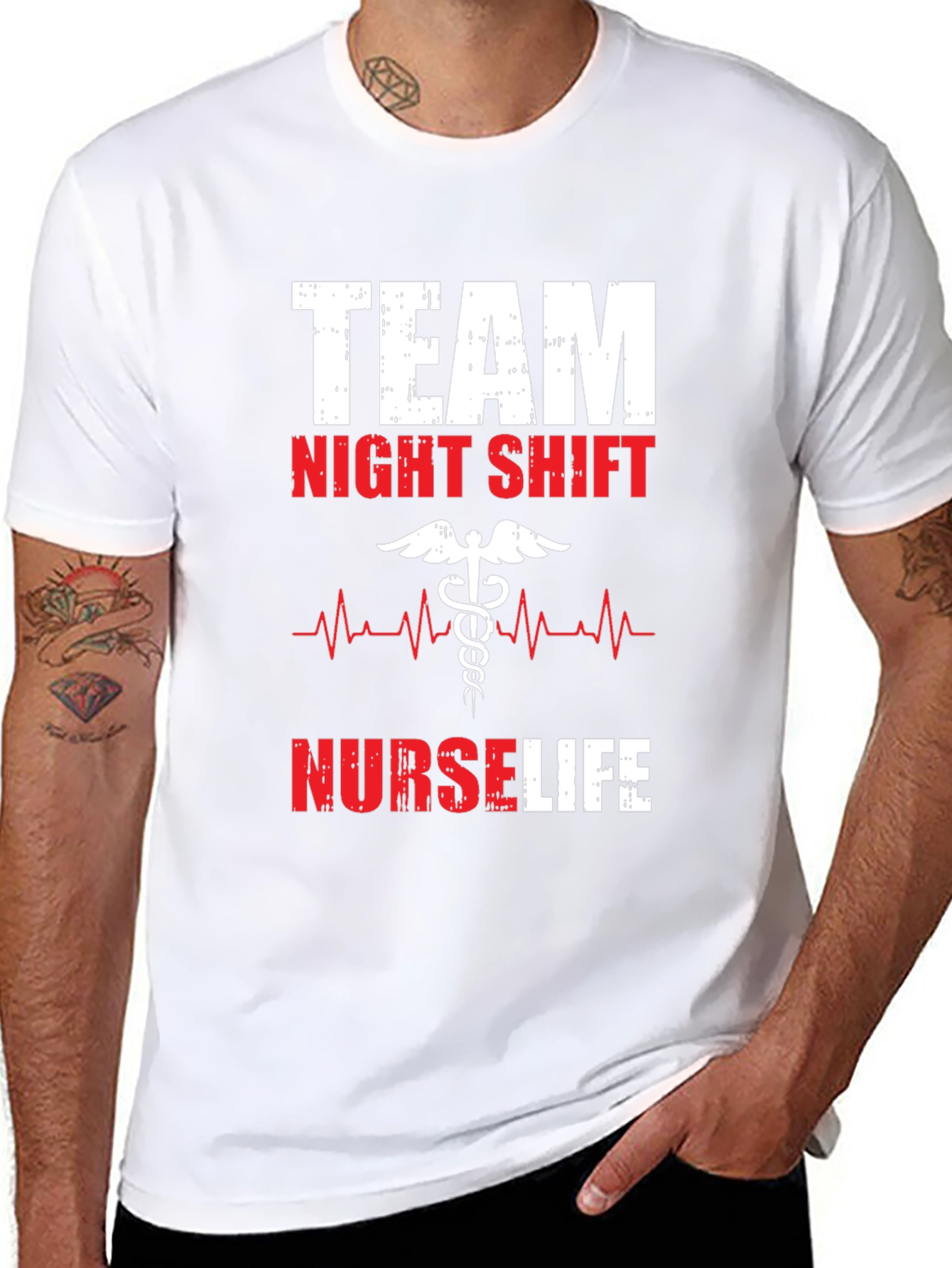 Team Night Shift Nurse Life T-Shirt