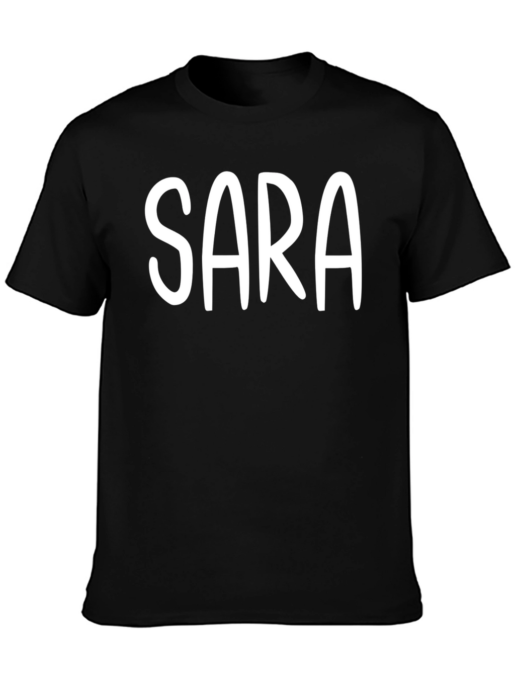 Personalized SARA Black T-Shirt