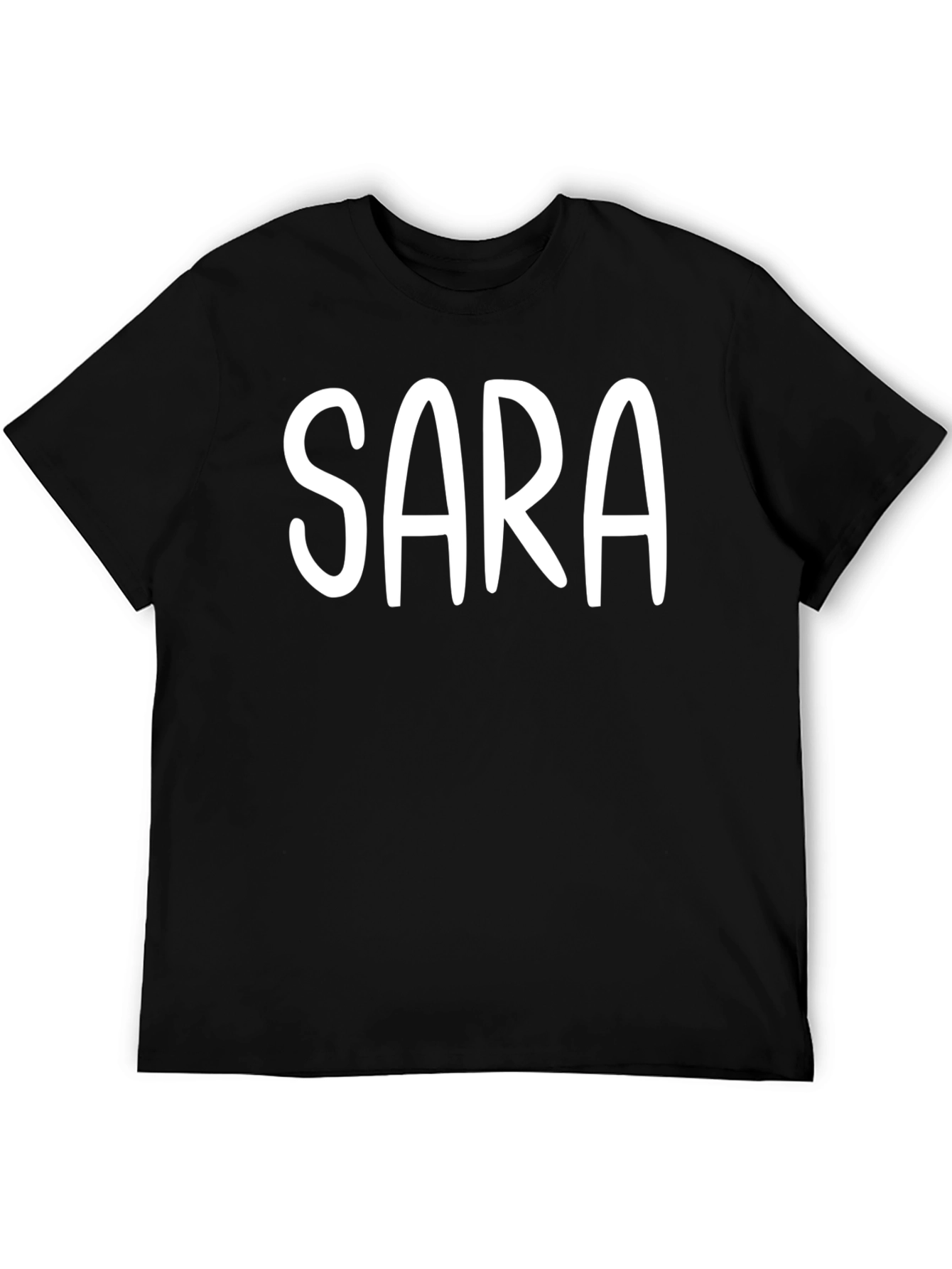 Personalized SARA Black T-Shirt