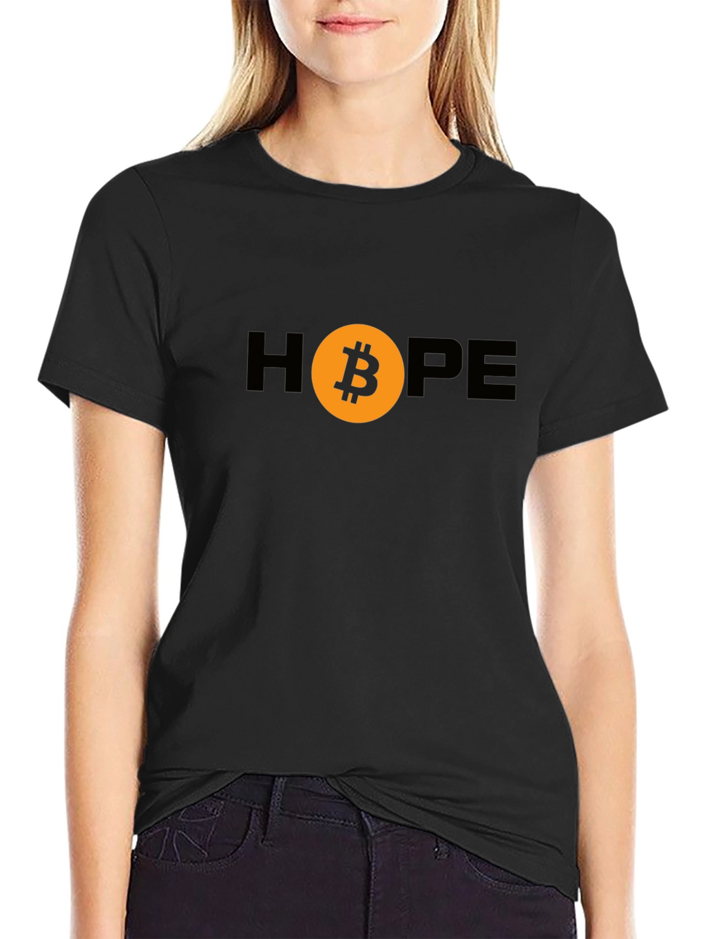 Bitcoin HOPE Graphic Tee - Crypto Enthusiast Shirt
