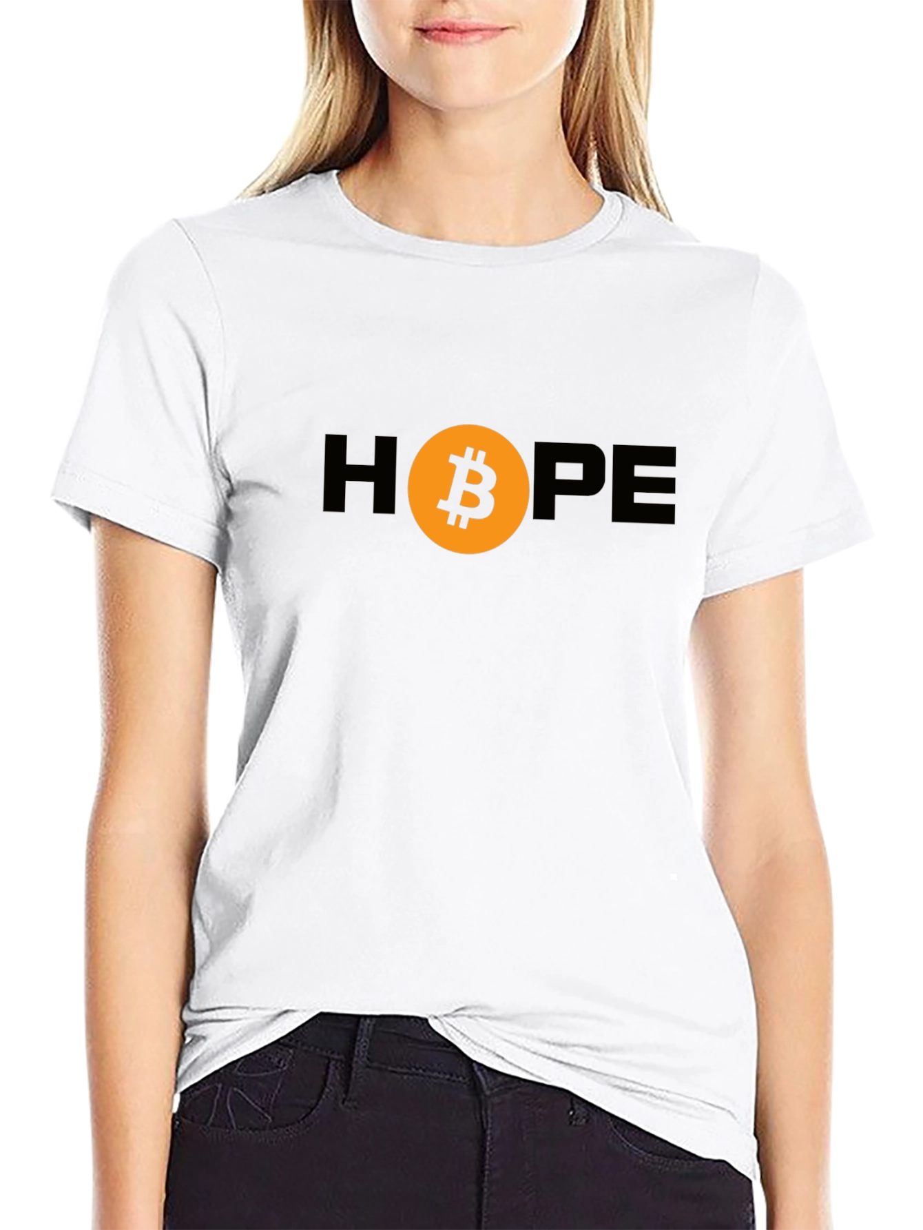 Bitcoin HOPE Graphic Tee - Crypto Enthusiast Shirt