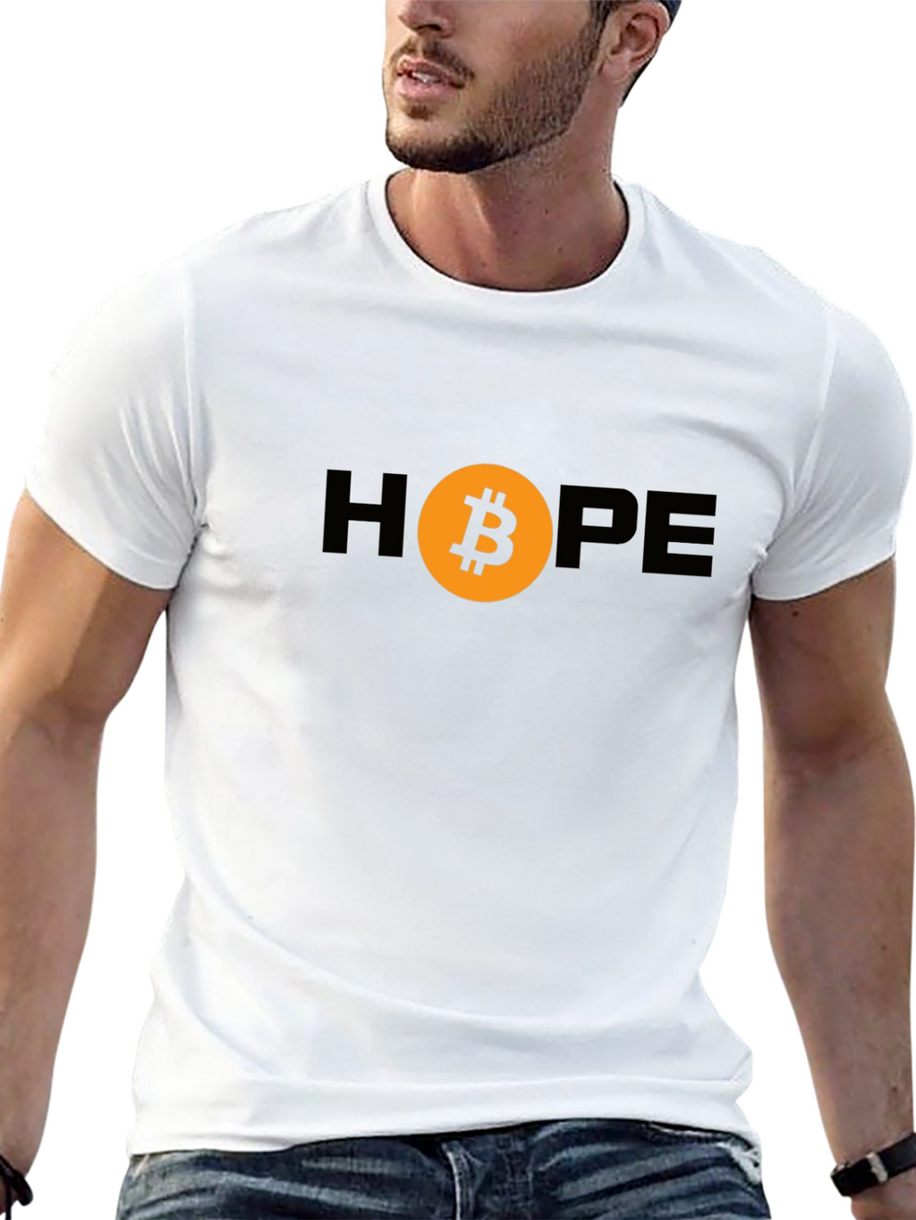Bitcoin HOPE Graphic Tee - Crypto Enthusiast Shirt