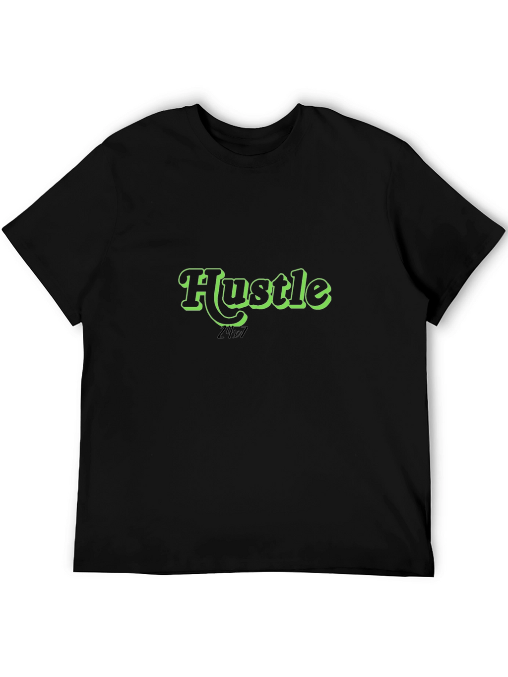 Hustle 24/7 Black T-Shirt