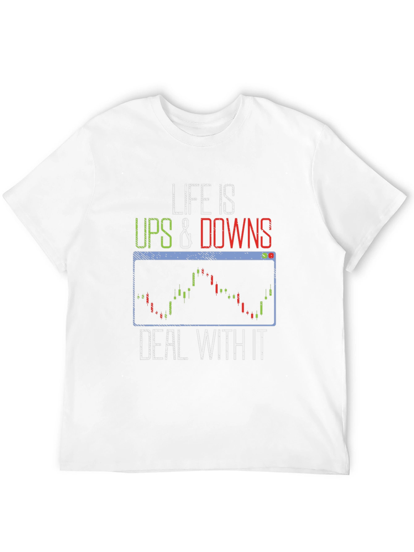 Life is Ups & Downs Stock Market Graphic Tee