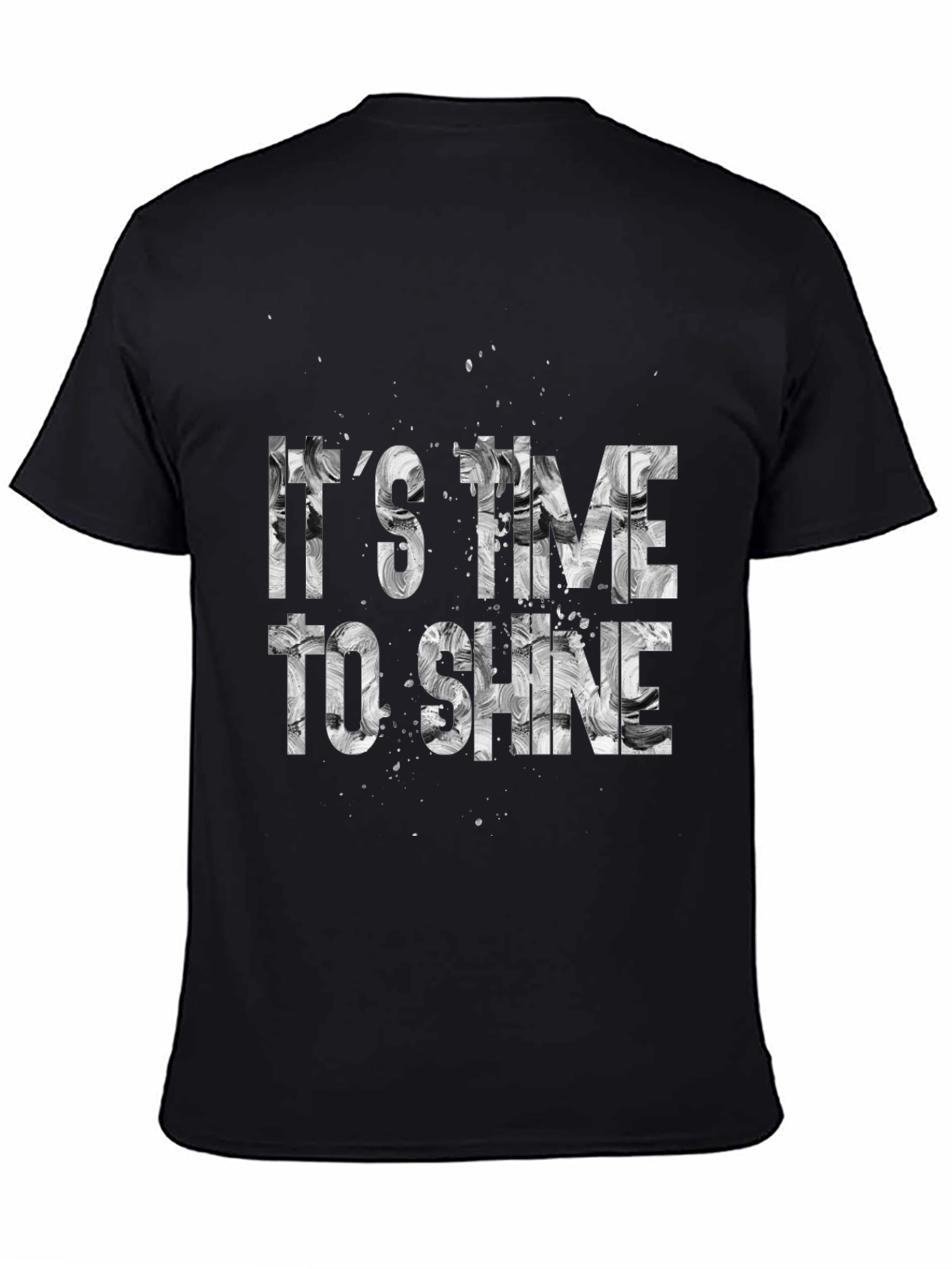 Its Time to Shine Black Graphic T-Shirt