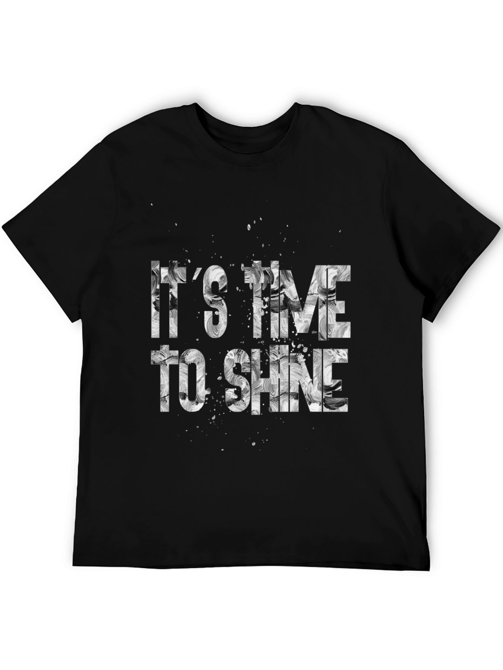 Its Time to Shine Black Graphic T-Shirt