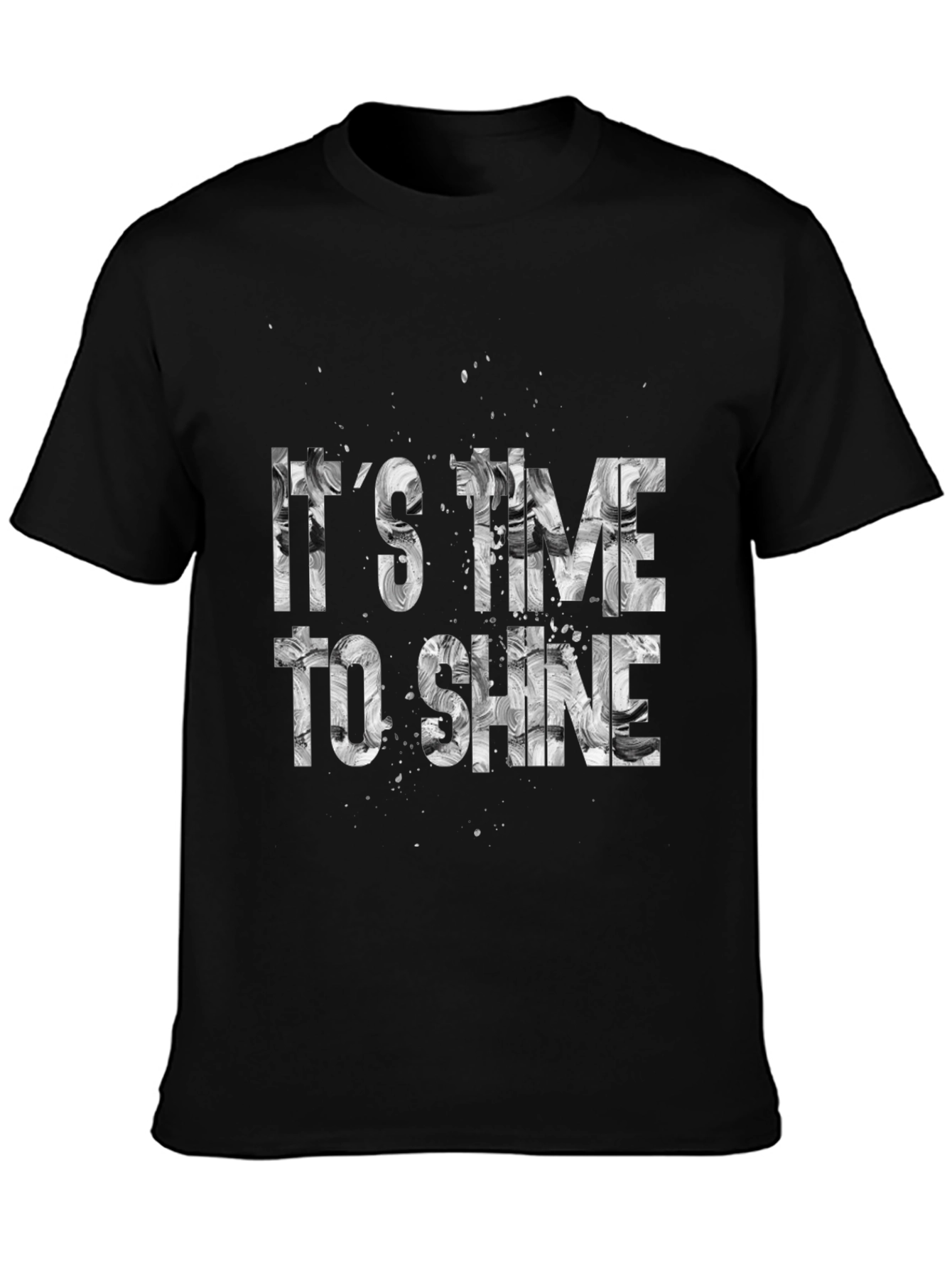 Its Time to Shine Black Graphic T-Shirt