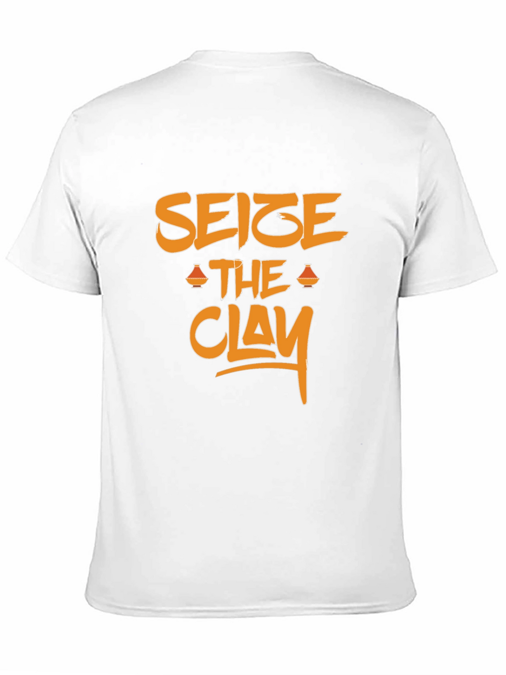 Seize the Clay Graphic Tee - Black Cotton T-Shirt