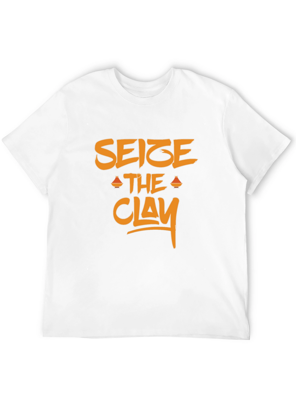 Seize the Clay Graphic Tee - Black Cotton T-Shirt