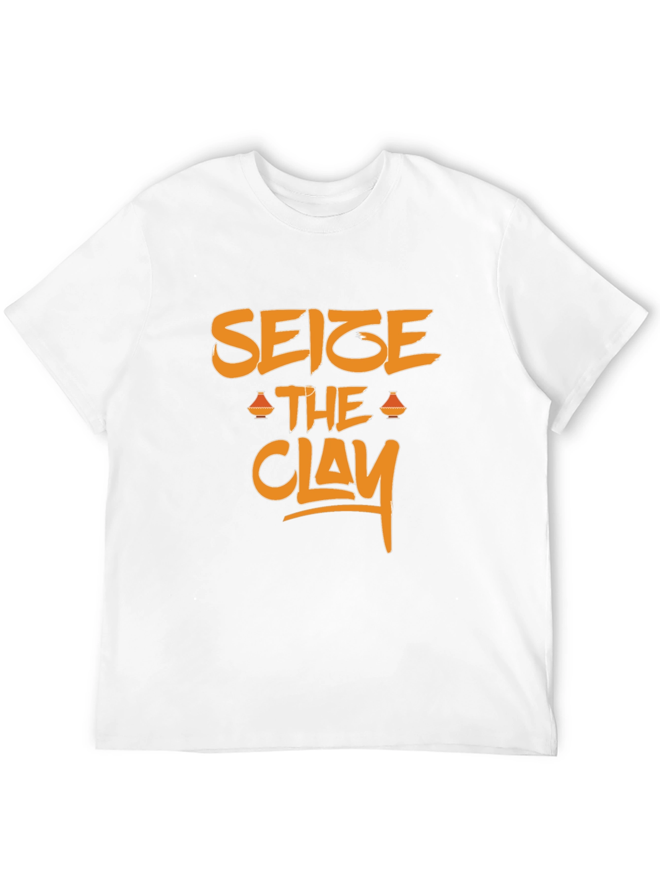 Seize the Clay Graphic Tee - Black Cotton T-Shirt