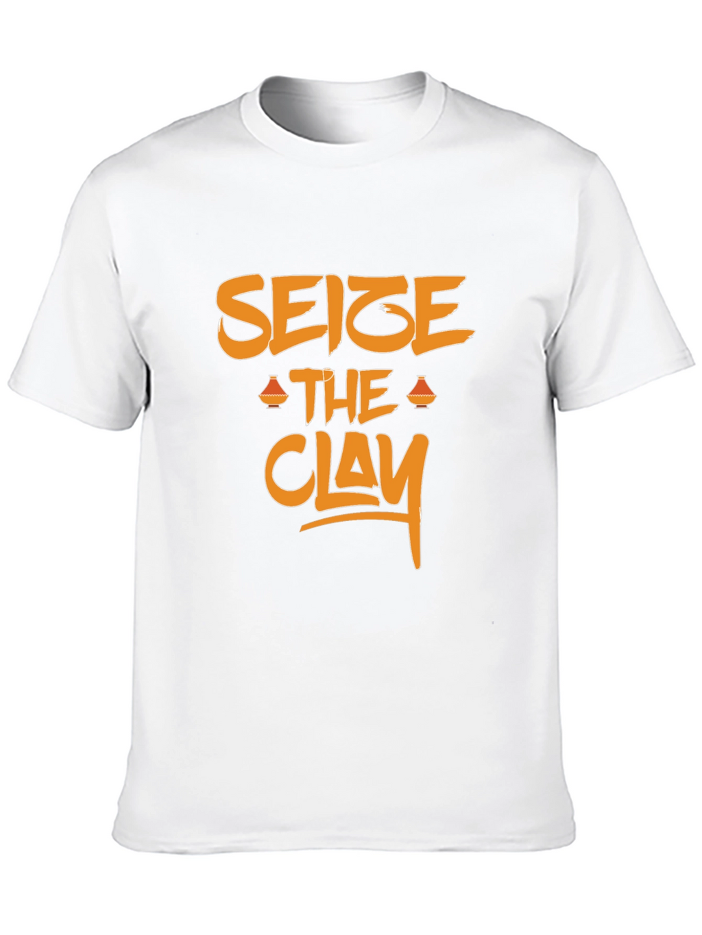 Seize the Clay Graphic Tee - Black Cotton T-Shirt