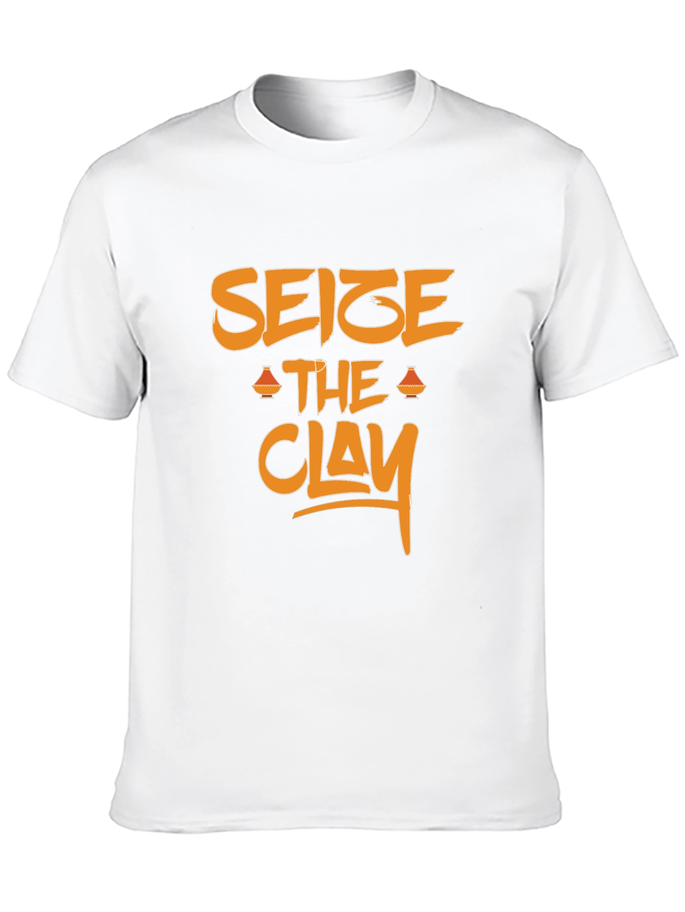 Seize the Clay Graphic Tee - Black Cotton T-Shirt