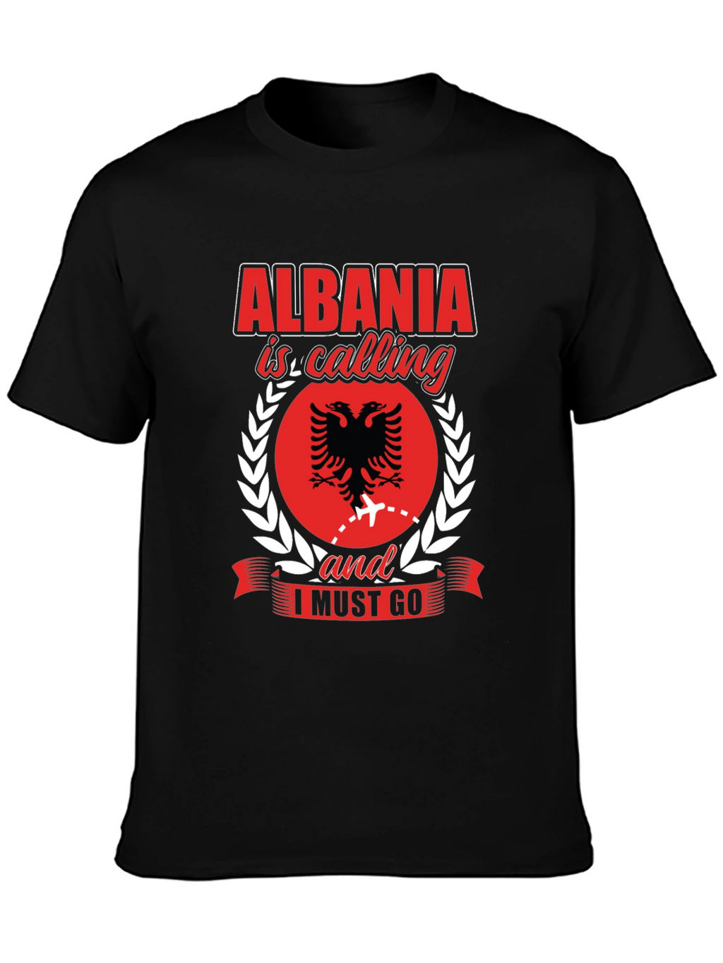 Albania Calling Graphic Tee - Travel Shirt