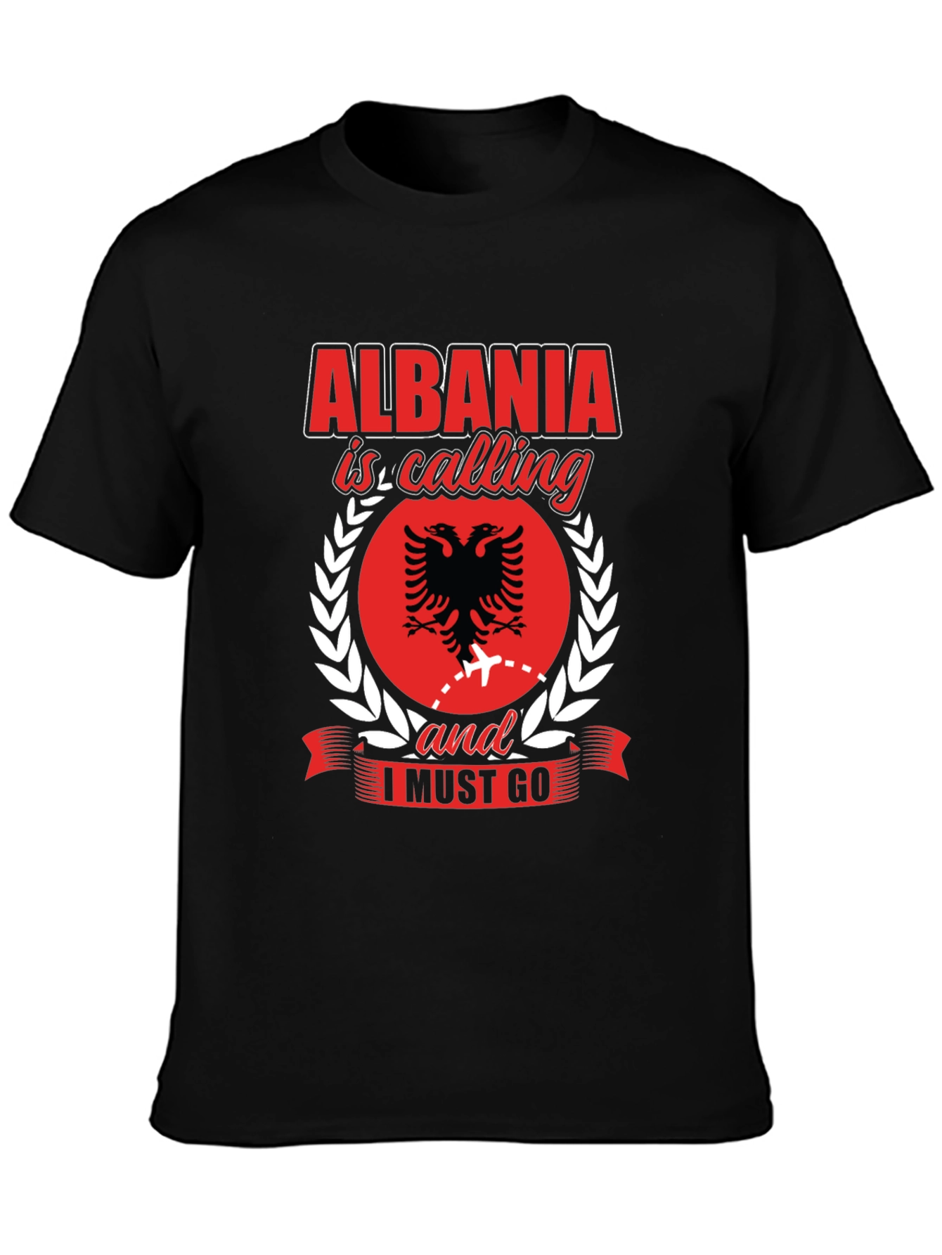 Albania Calling Graphic Tee - Travel Shirt