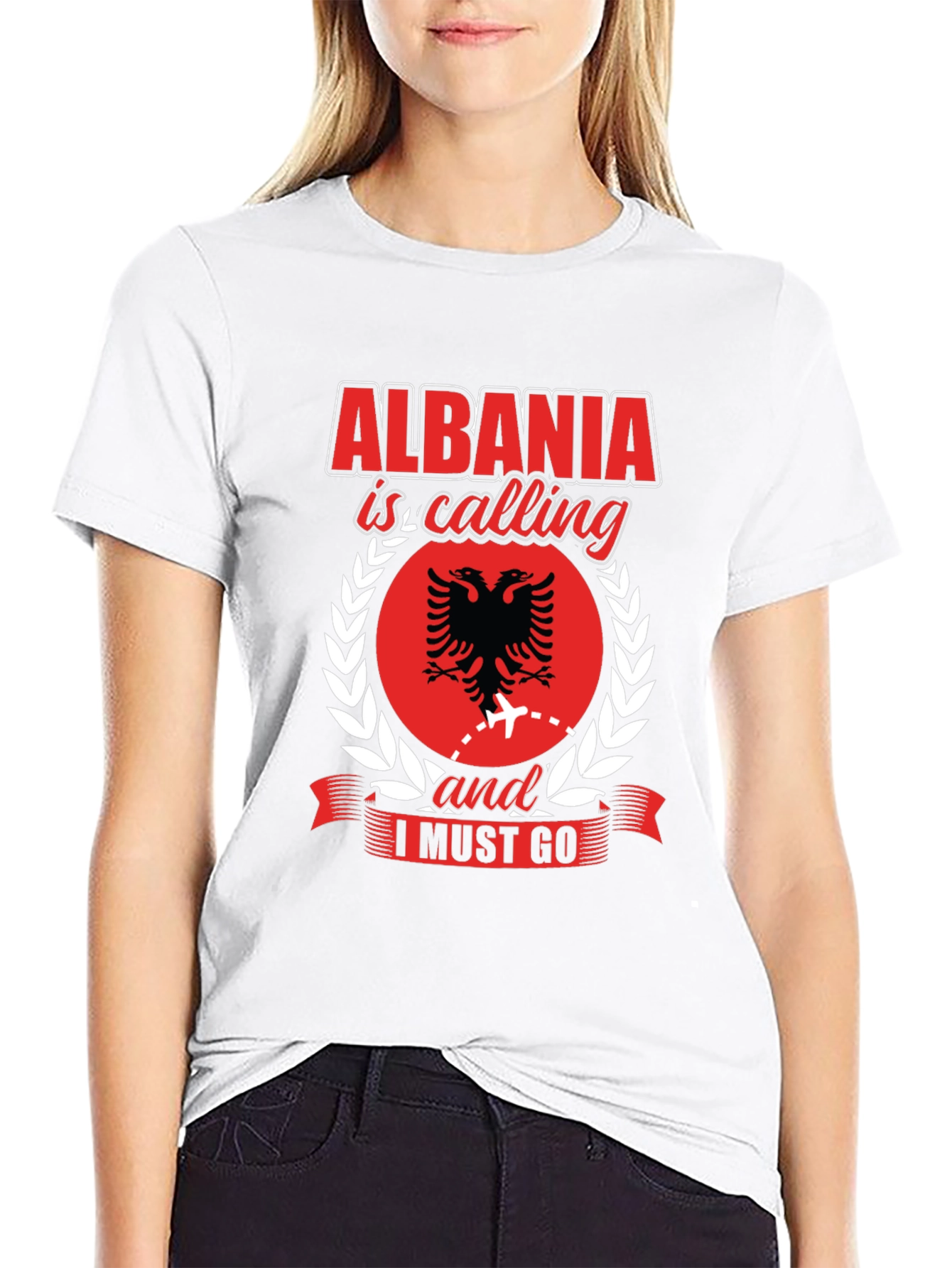 Albania Calling Graphic Tee - Travel Shirt