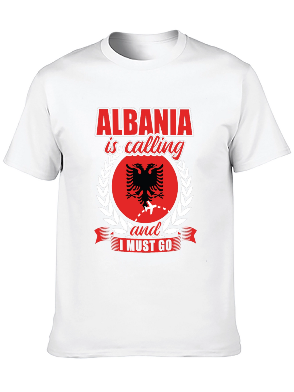 Albania Calling Graphic Tee - Travel Shirt