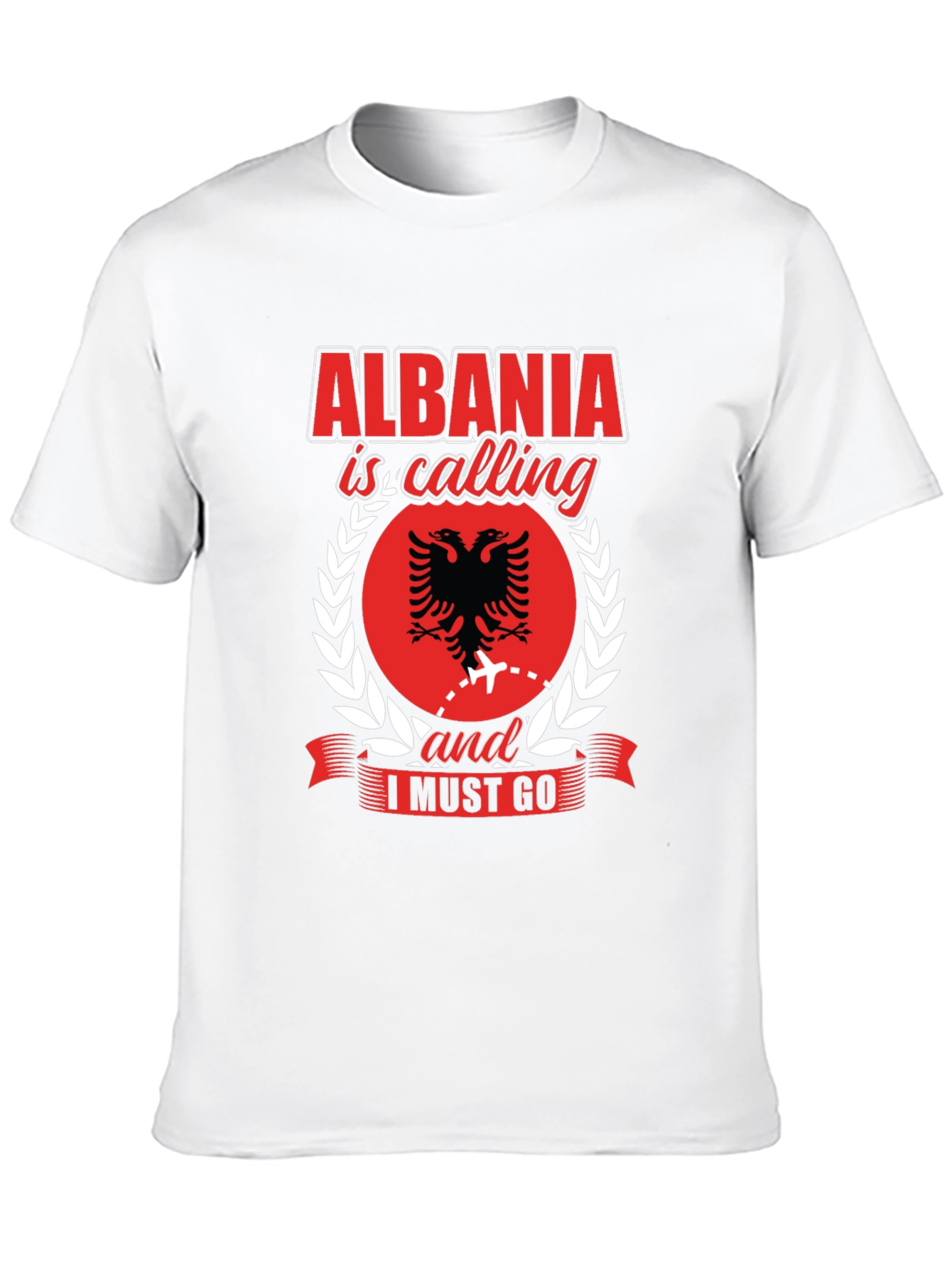 Albania Calling Graphic Tee - Travel Shirt