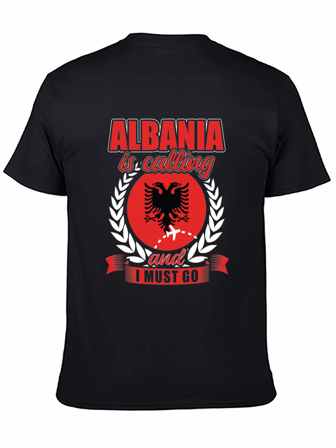 Albania Calling Graphic Tee - Travel Shirt