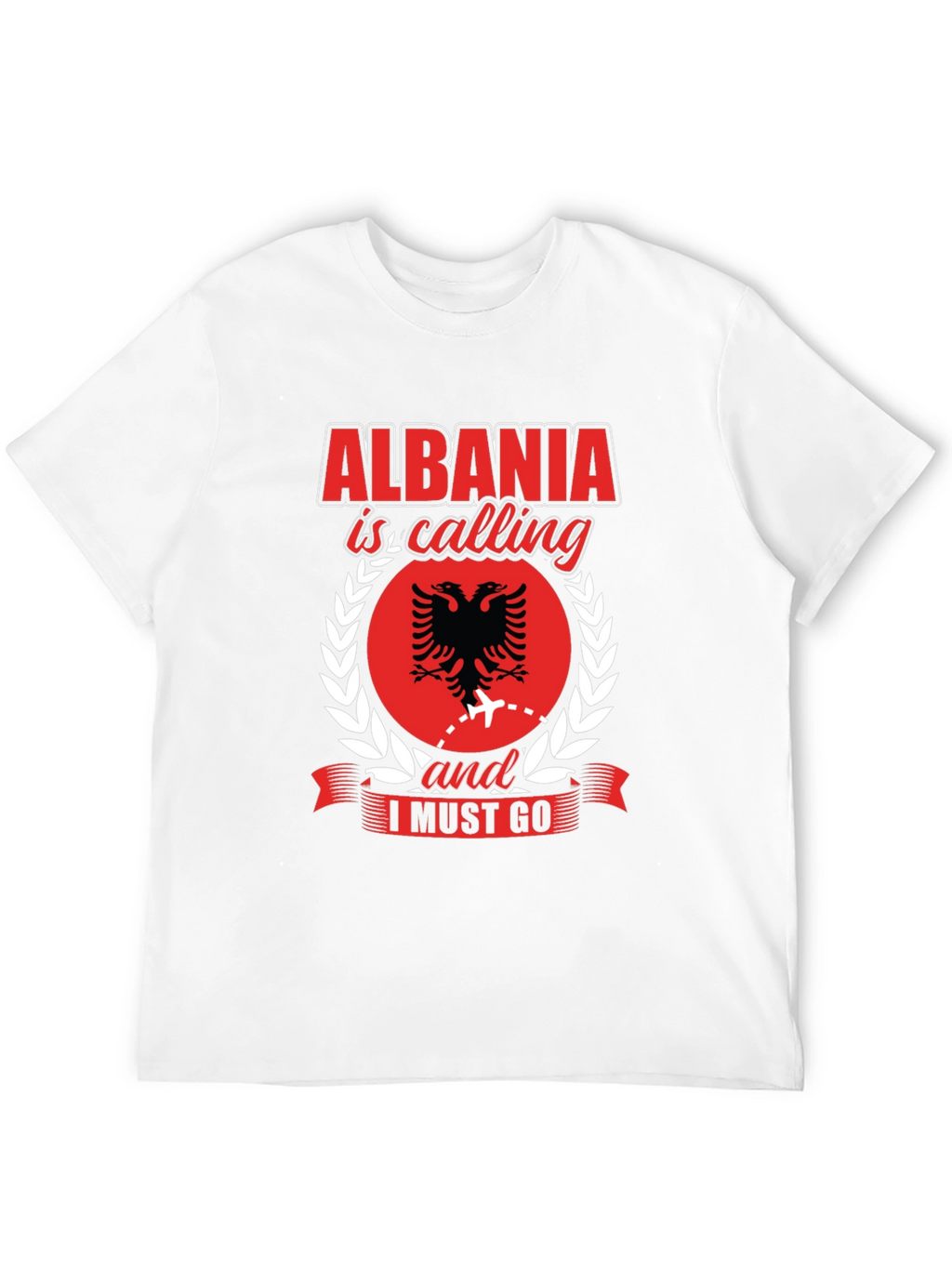 Albania Calling Graphic Tee - Travel Shirt