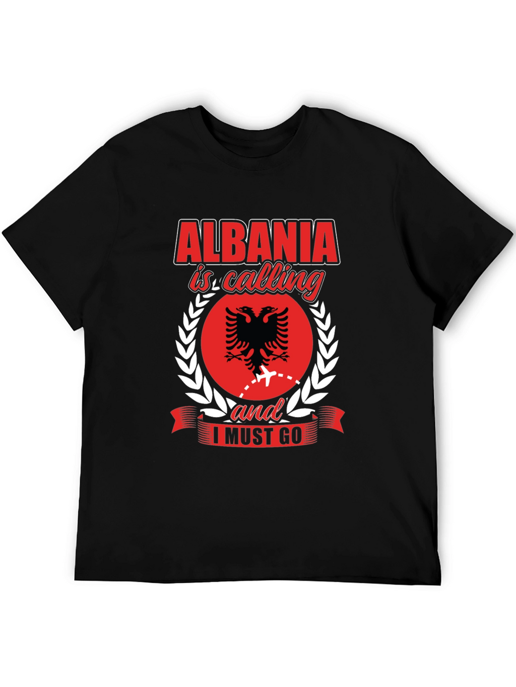 Albania Calling Graphic Tee - Travel Shirt
