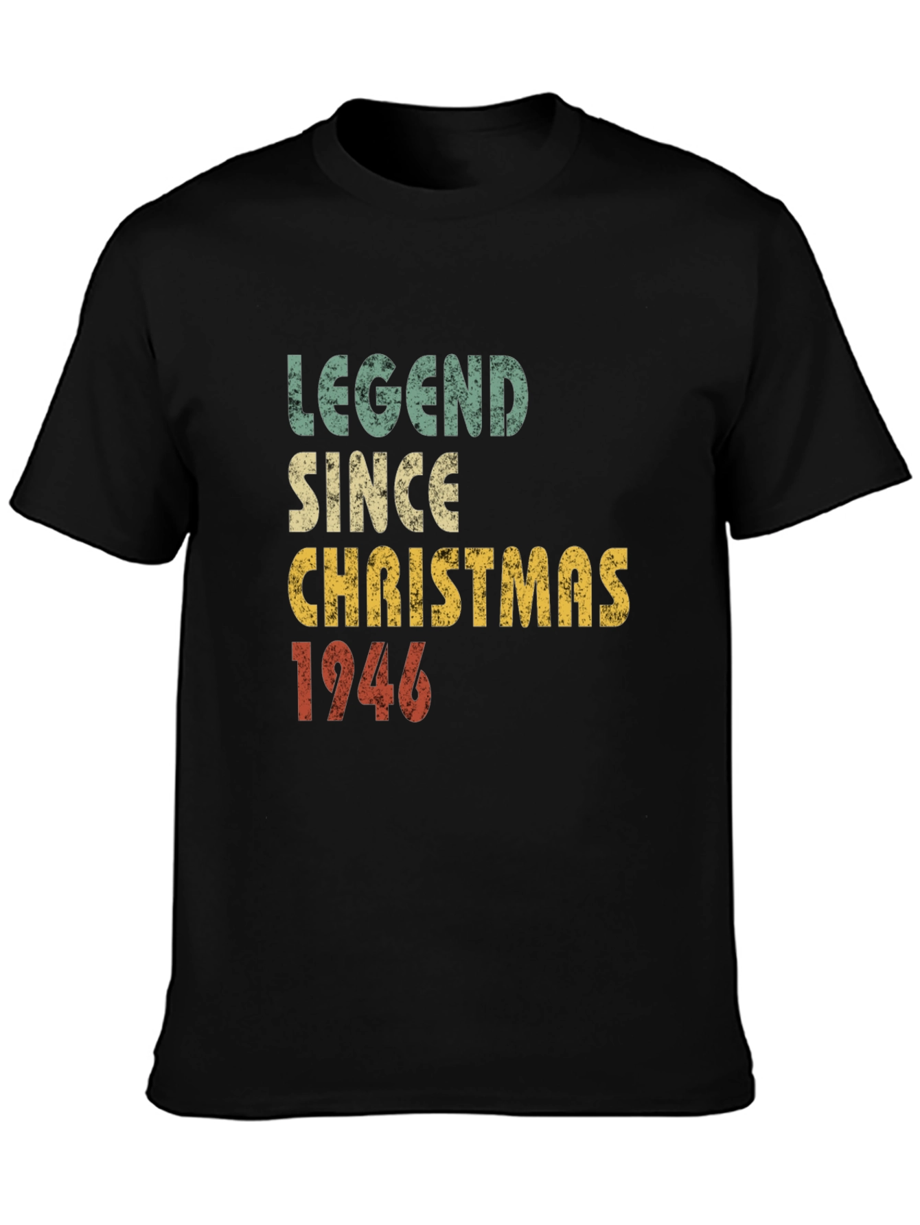 Legend Since Christmas 1946 Retro T-Shirt