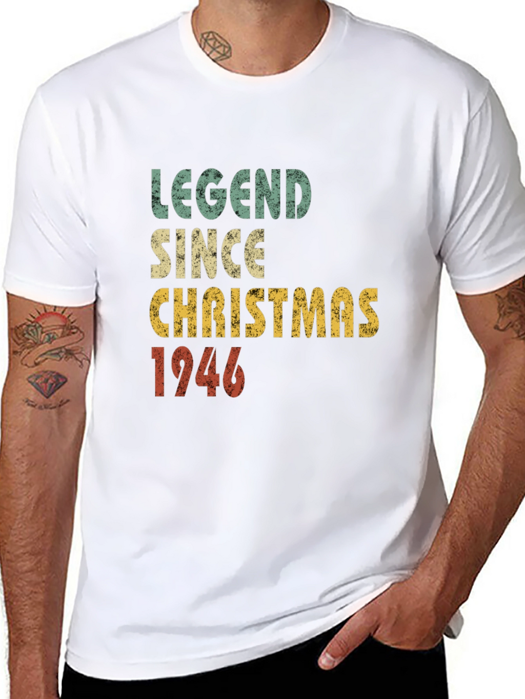 Legend Since Christmas 1946 Retro T-Shirt