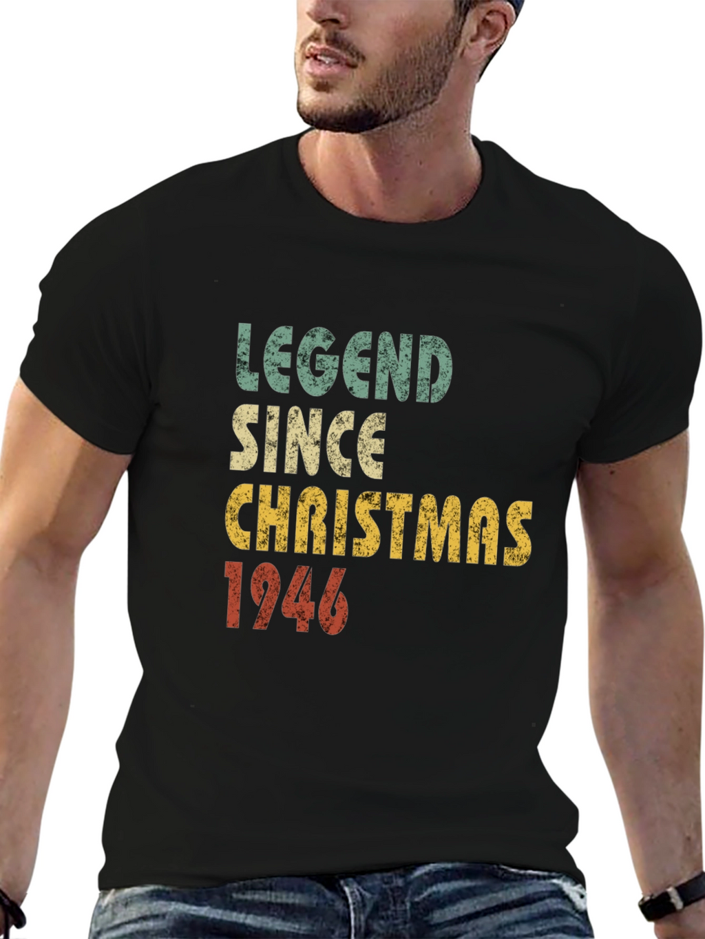 Legend Since Christmas 1946 Retro T-Shirt