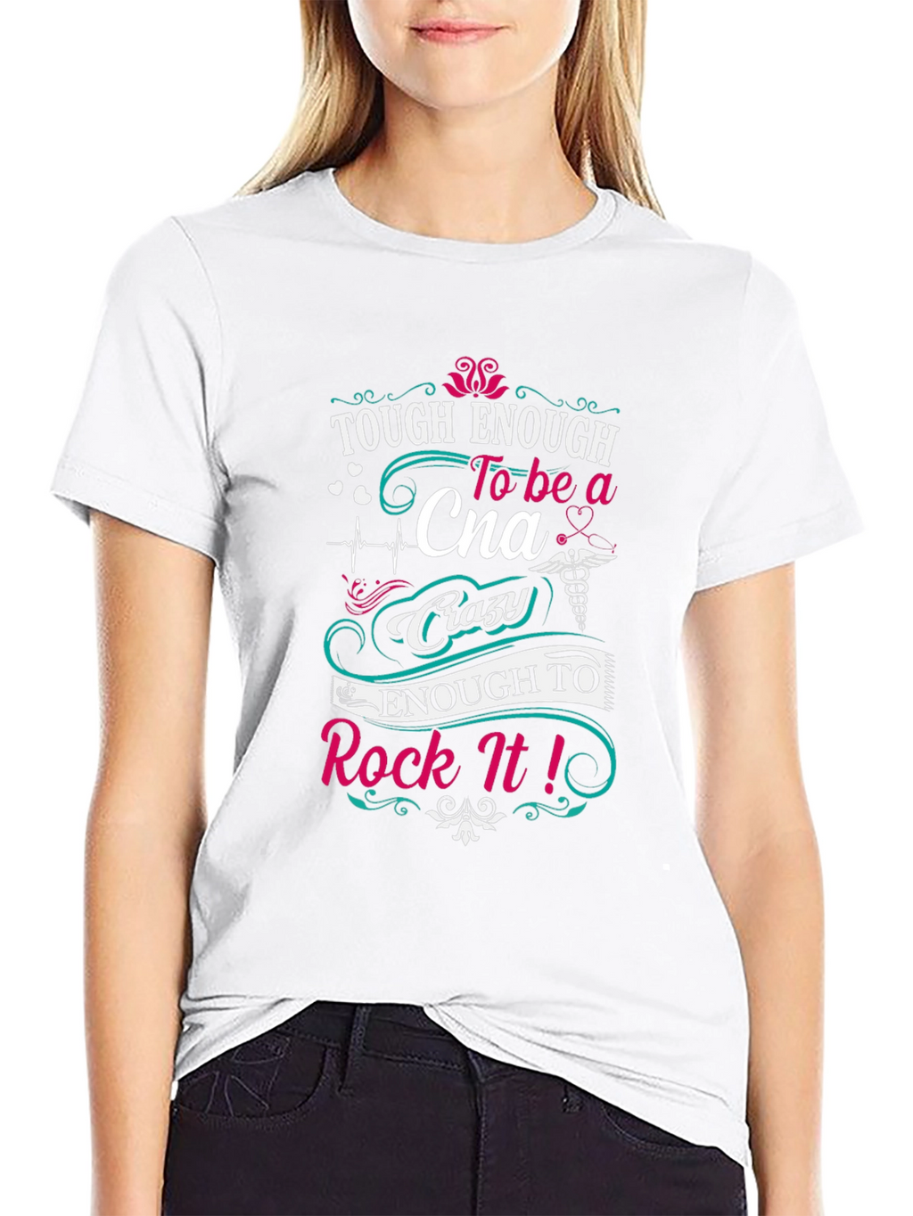 Tough Enough CNA T-Shirt - Certified Nursing Assistant Tee