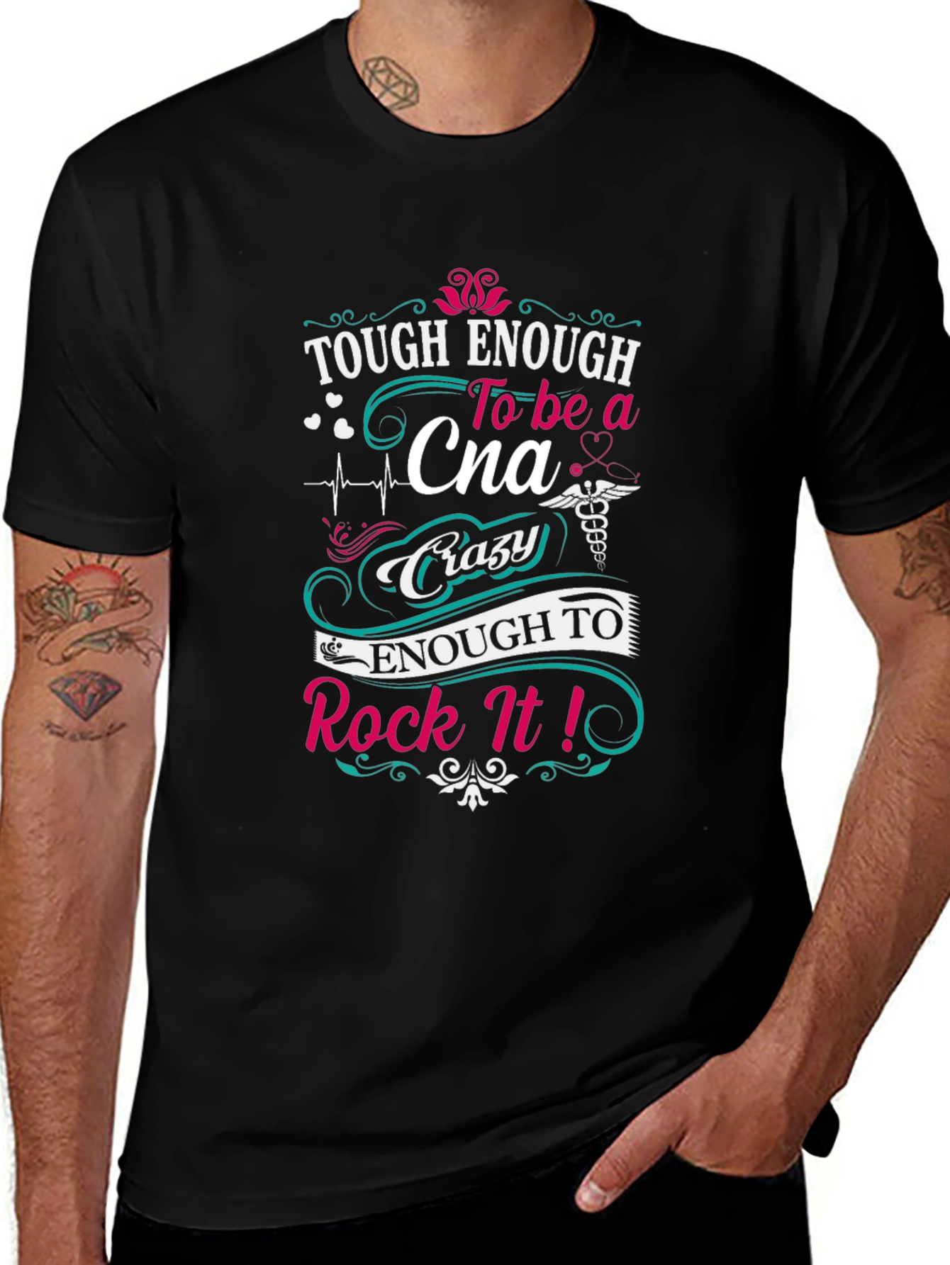 Tough Enough CNA T-Shirt - Certified Nursing Assistant Tee