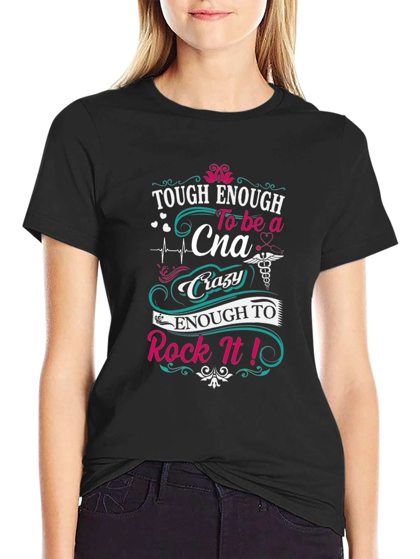 Tough Enough CNA T-Shirt - Certified Nursing Assistant Tee