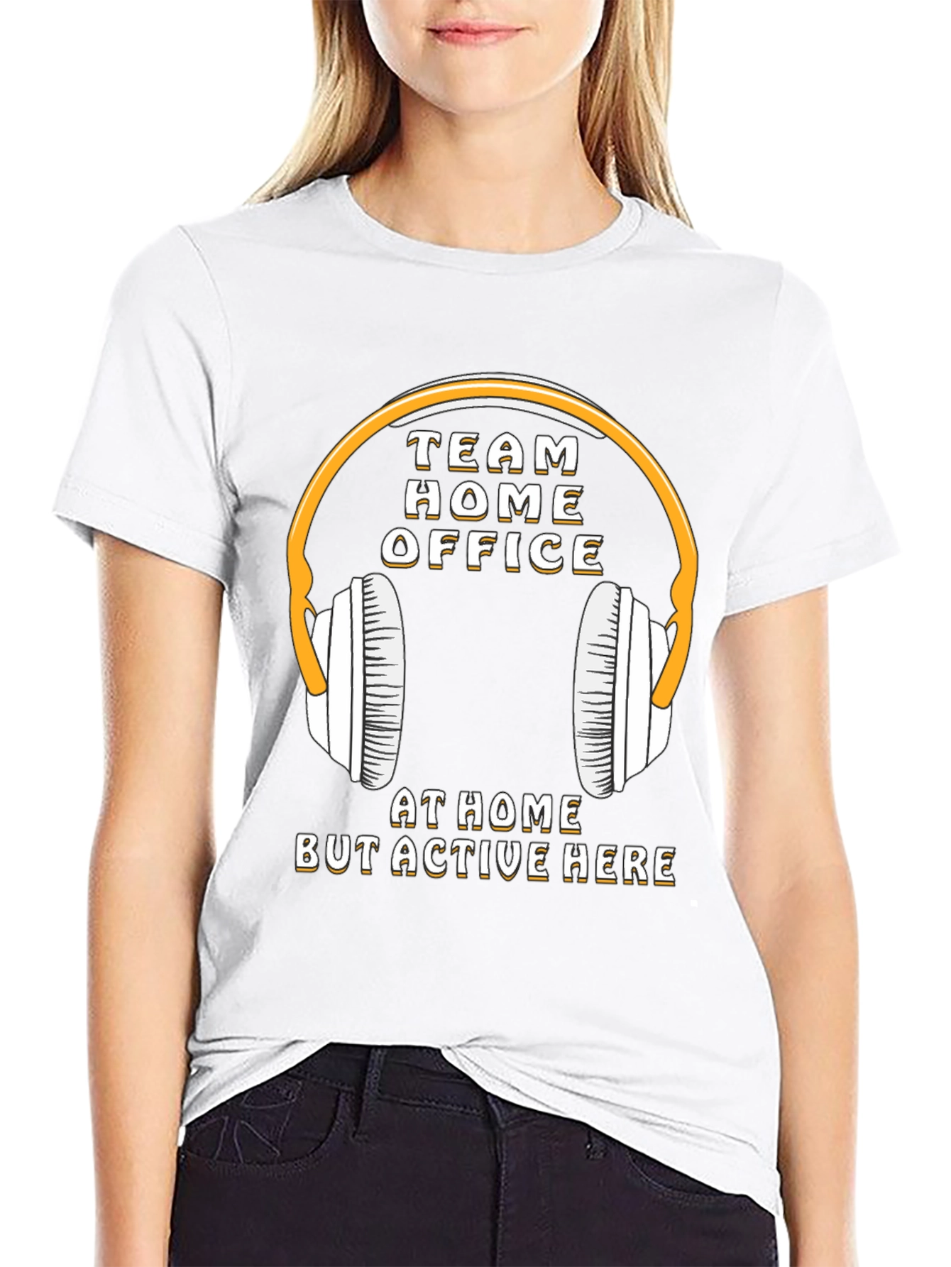 Team Home Office T-Shirt - Stay Active & Connected