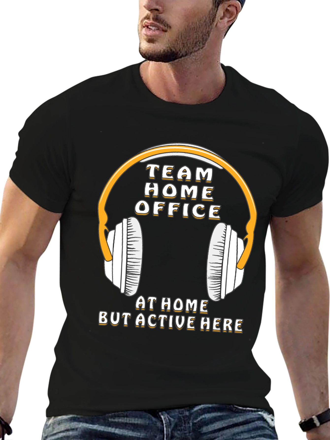 Team Home Office T-Shirt - Stay Active & Connected