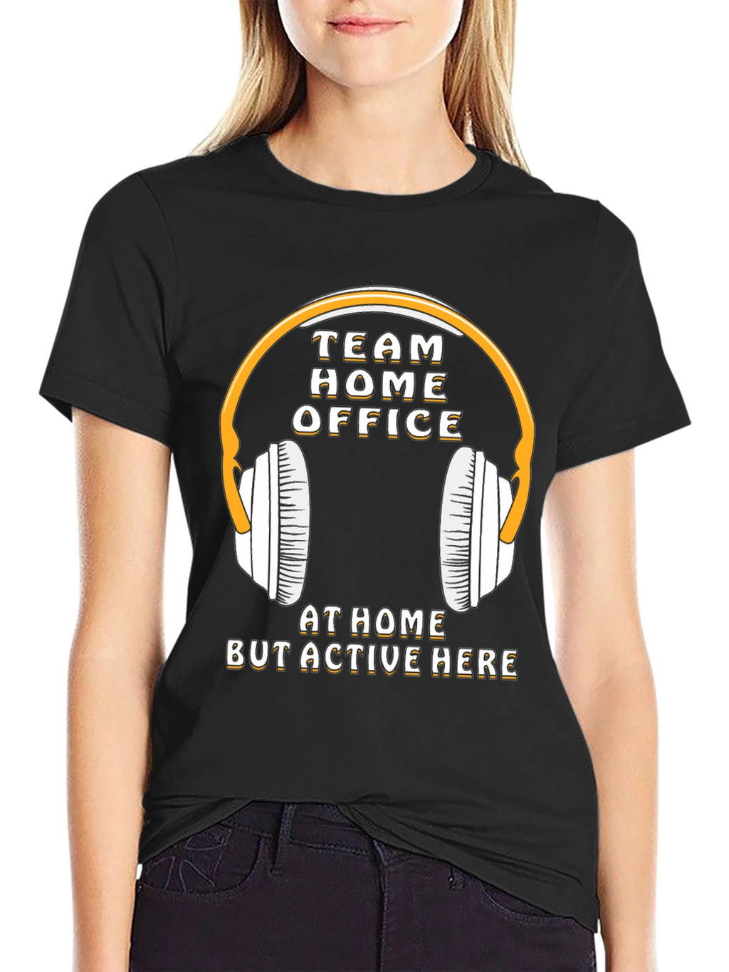 Team Home Office T-Shirt - Stay Active & Connected