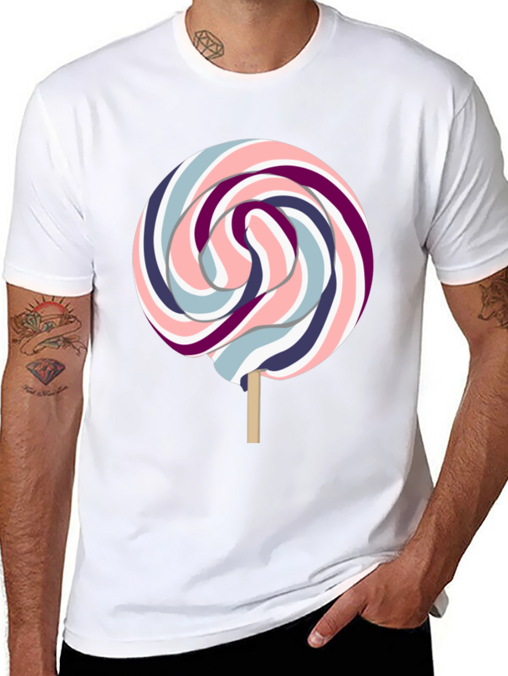 Lollipop Graphic T-Shirt - Unisex Cotton Tee