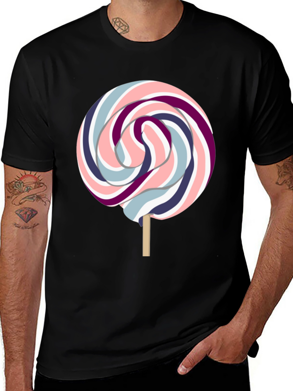Lollipop Graphic T-Shirt - Unisex Cotton Tee