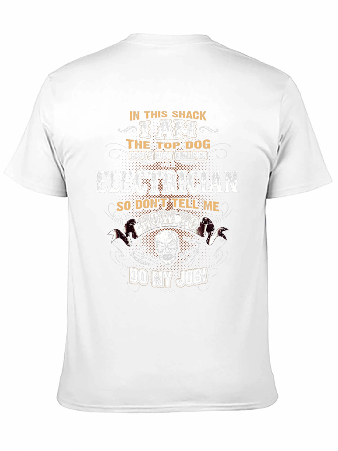 Electrician Top Dog Graphic T-Shirt