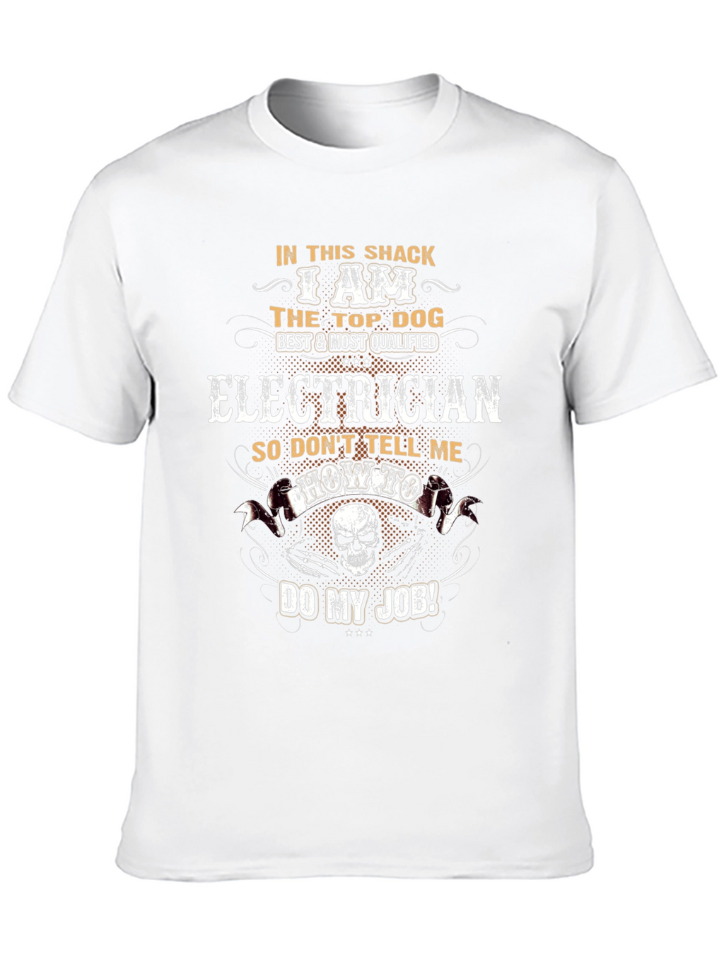 Electrician Top Dog Graphic T-Shirt