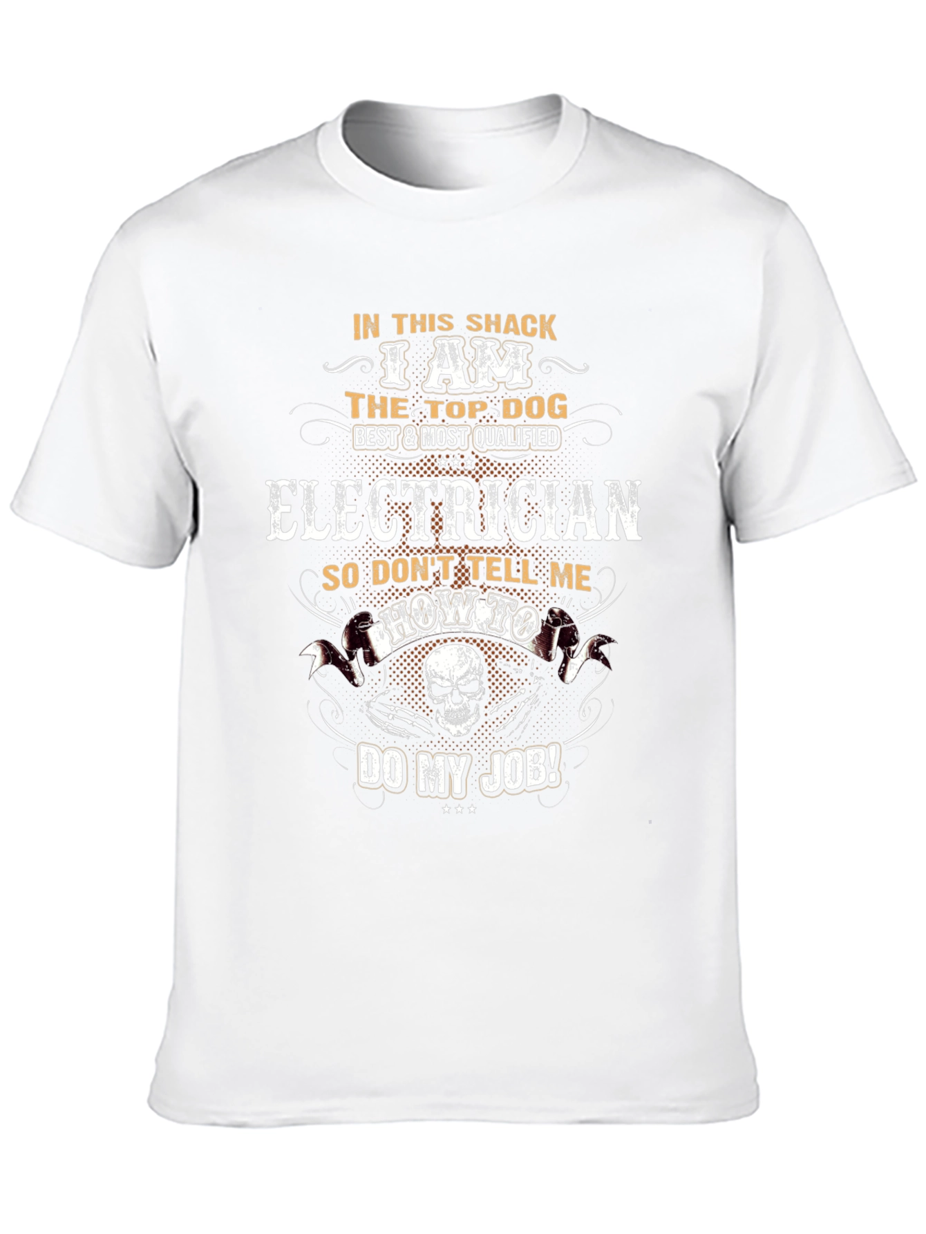 Electrician Top Dog Graphic T-Shirt