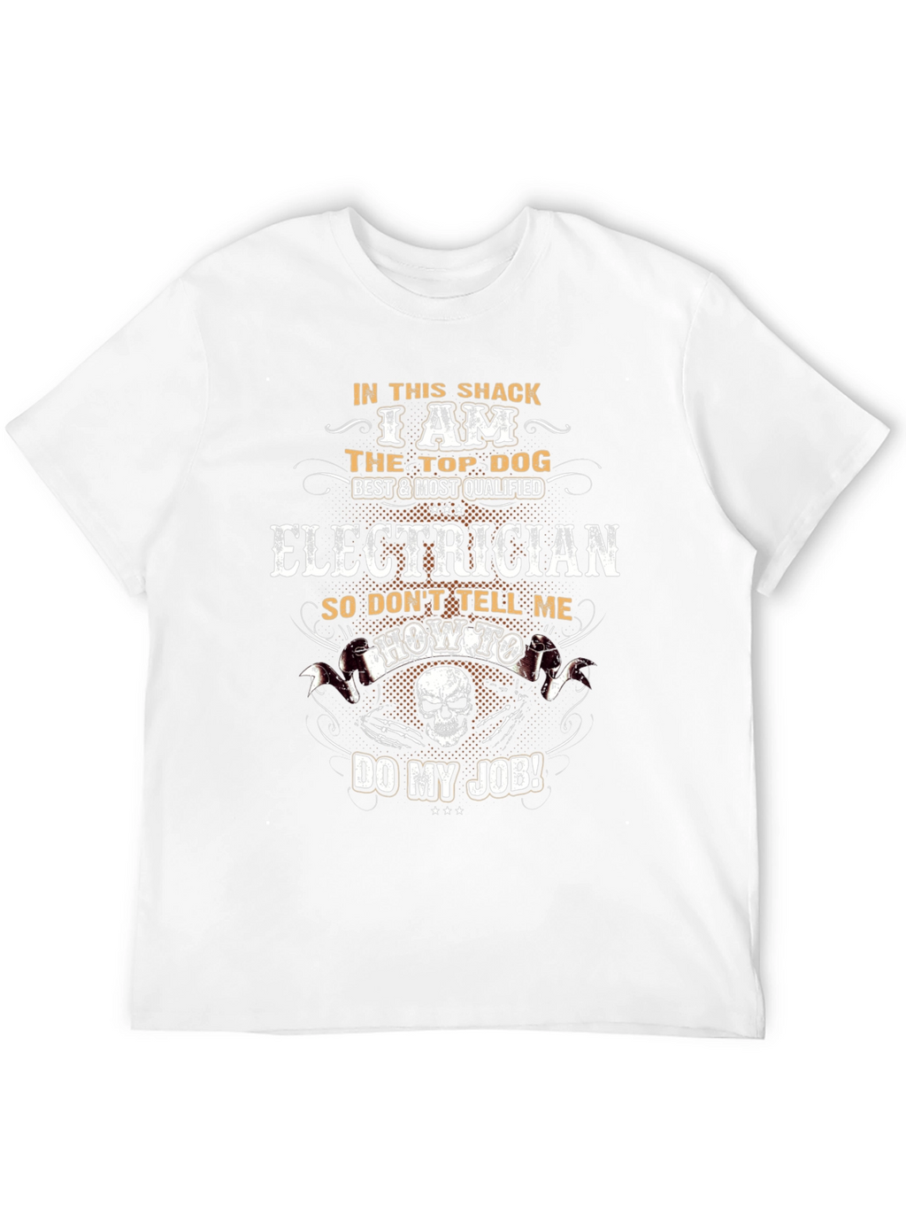 Electrician Top Dog Graphic T-Shirt