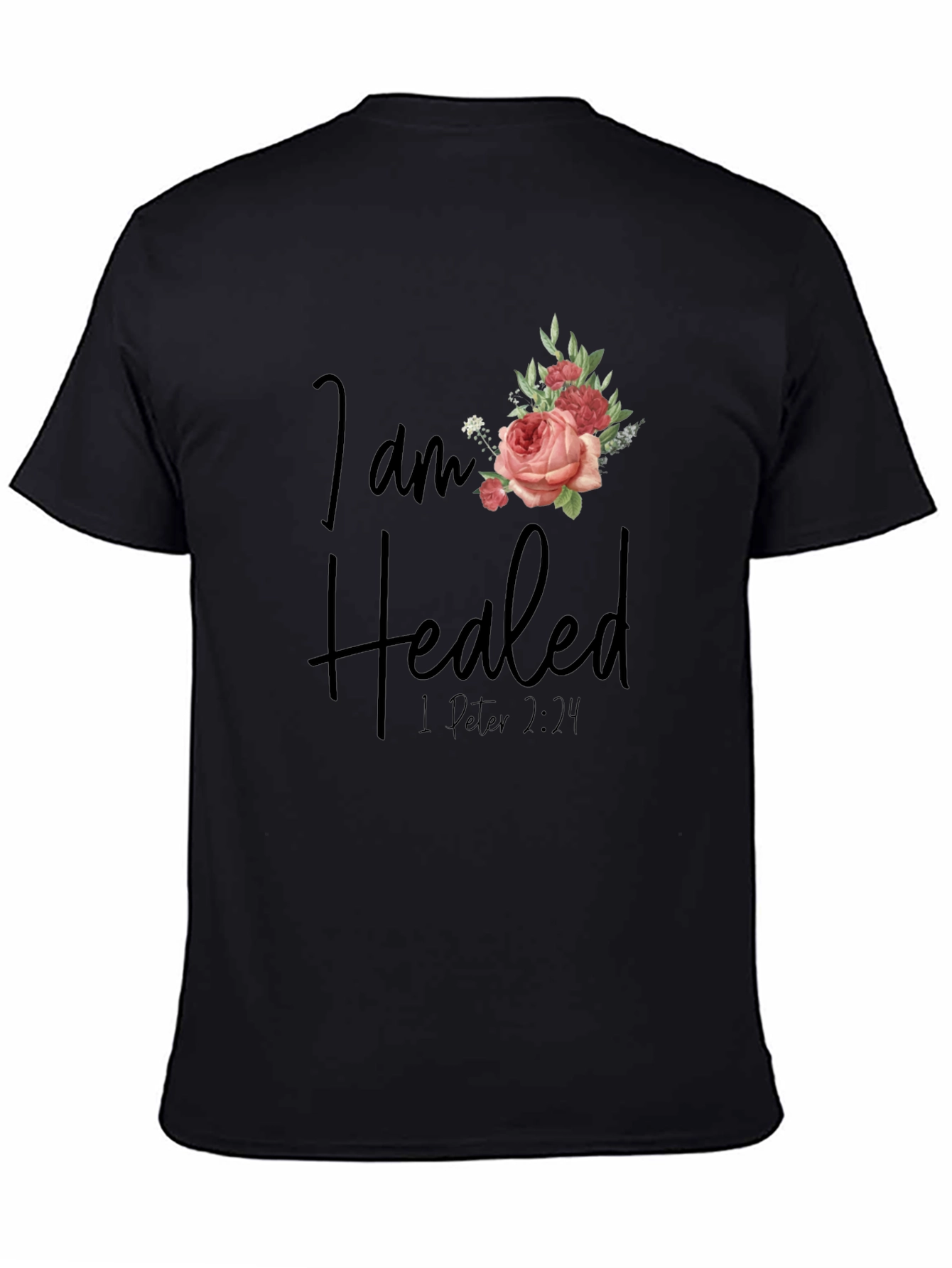 I am Healed Floral T-Shirt