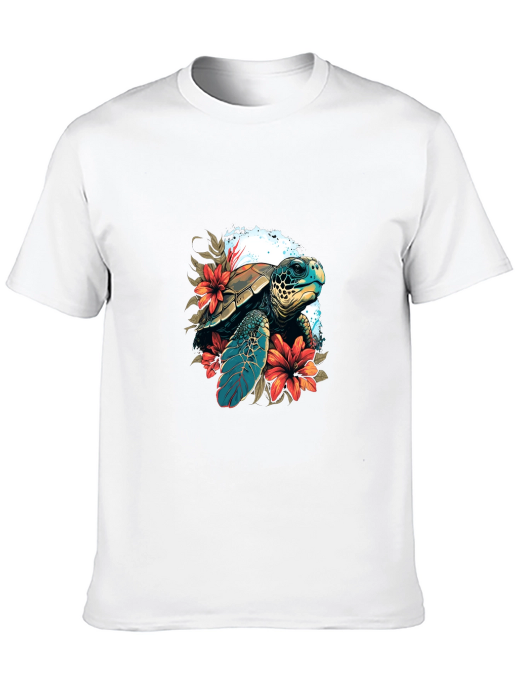 Sea Turtle Graphic Tee - Island Style Black T-Shirt