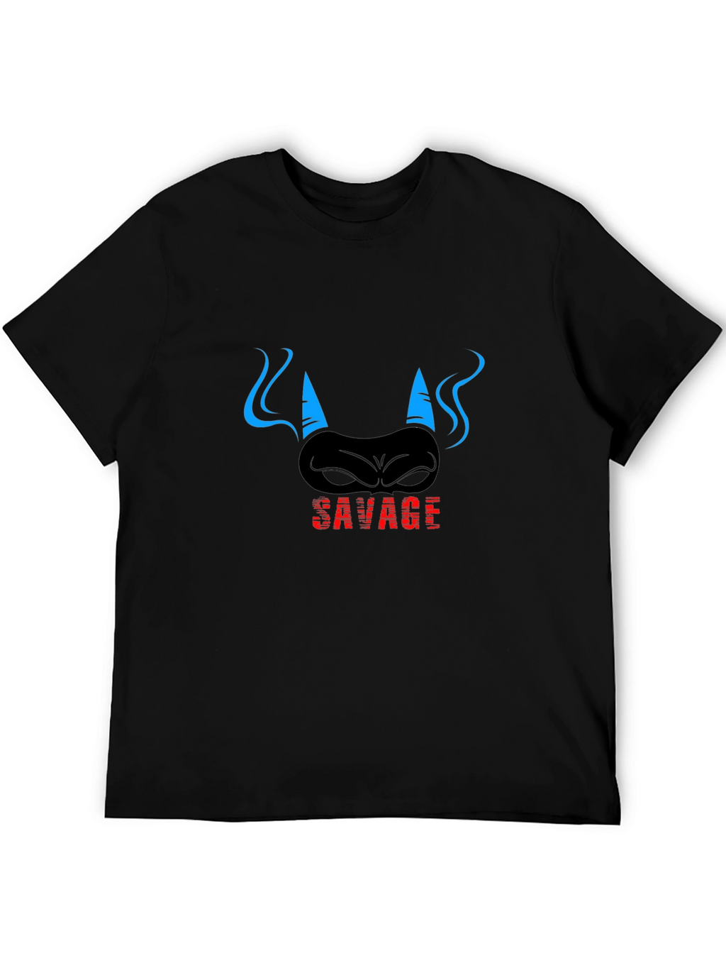 Savage Devil T-Shirt - Mens Black Graphic Tee