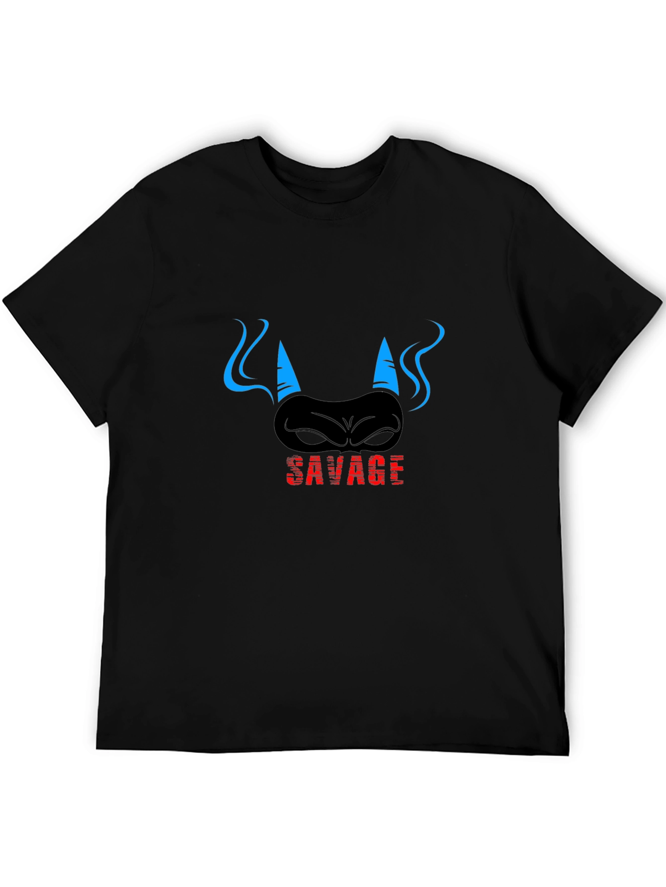 Savage Devil T-Shirt - Mens Black Graphic Tee