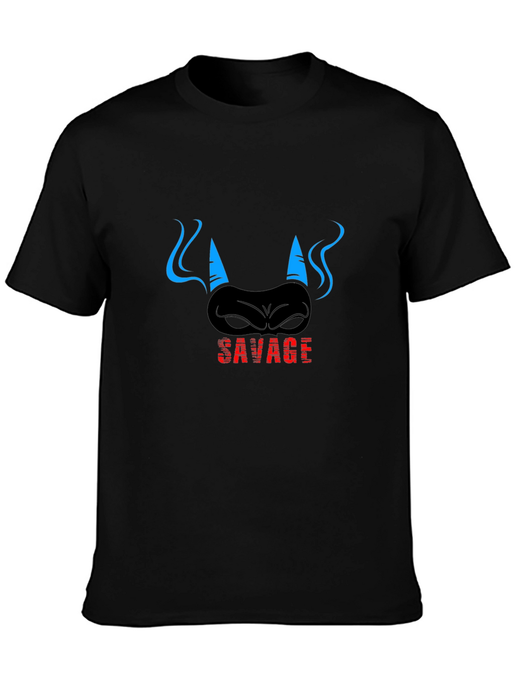 Savage Devil T-Shirt - Mens Black Graphic Tee