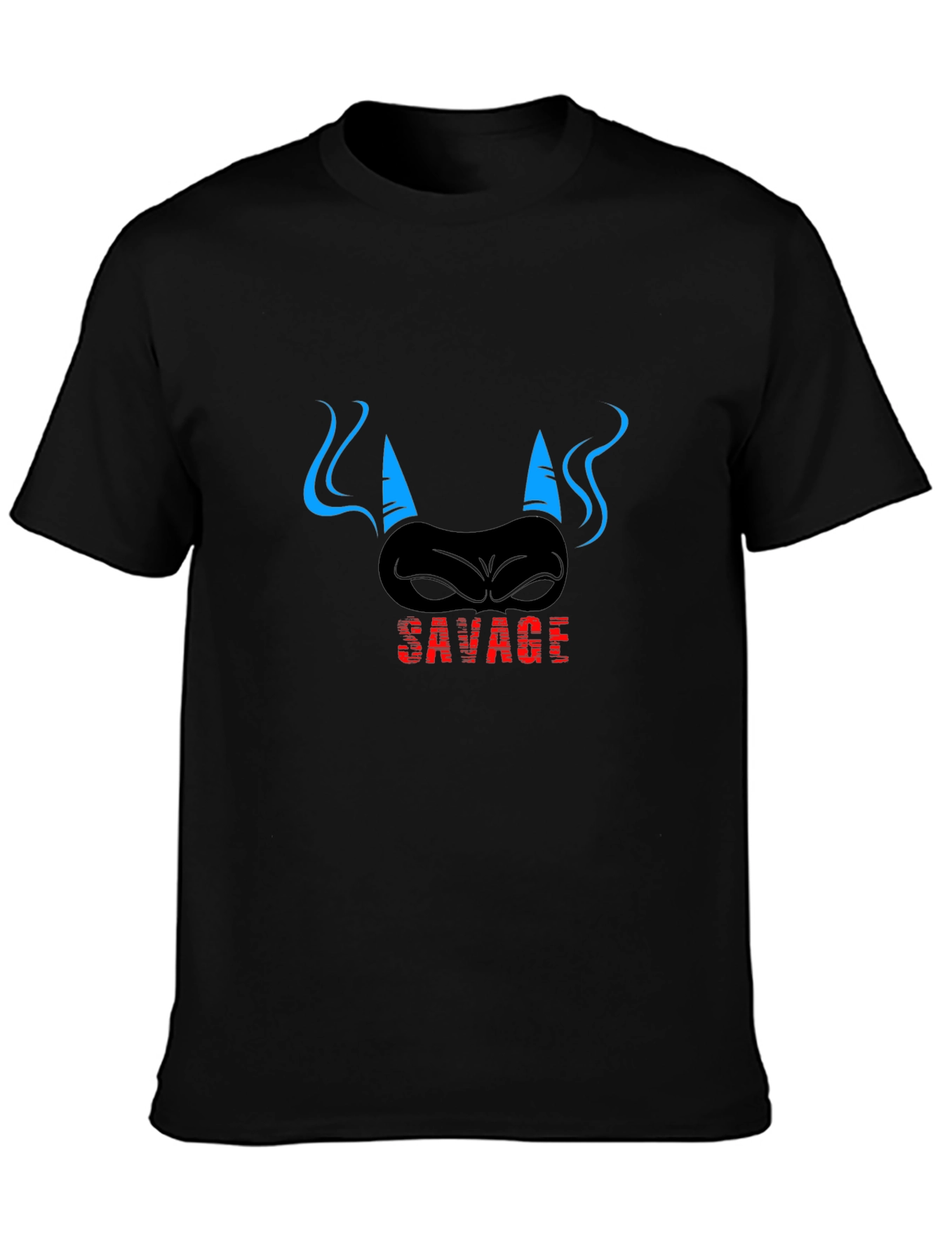 Savage Devil T-Shirt - Mens Black Graphic Tee