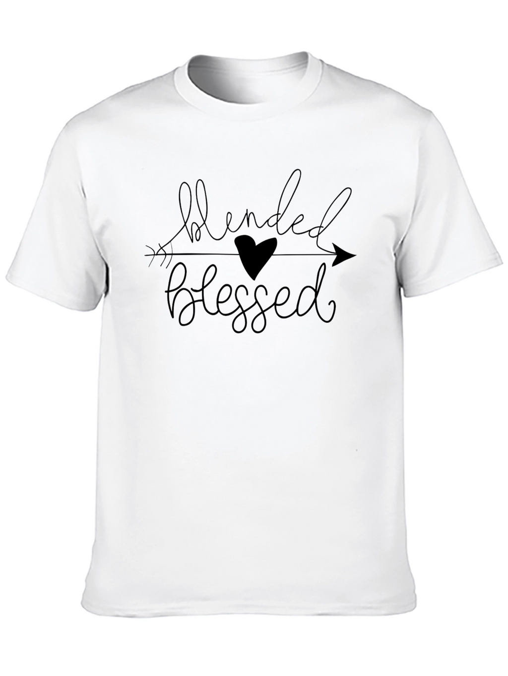 Blended & Blessed Black Graphic T-Shirt