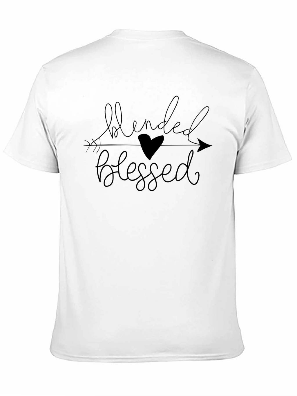 Blended & Blessed Black Graphic T-Shirt