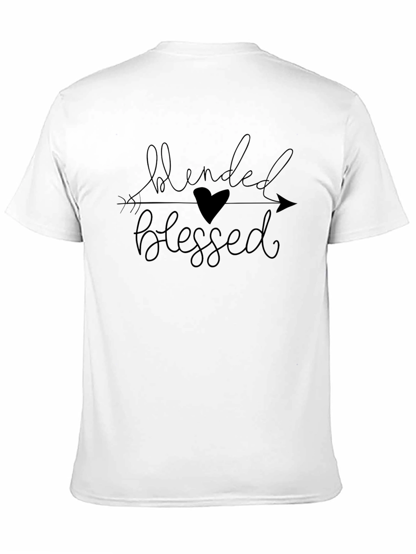 Blended & Blessed Black Graphic T-Shirt